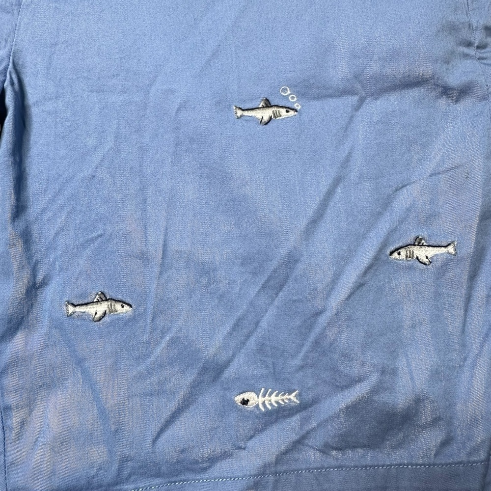 Polo Ralph Lauren Embroidered Fish Chino Shorts Blue Men’s Size 30 - Picture 2 of 6